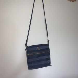 Tommy Hilfiger Striped Blue Purse